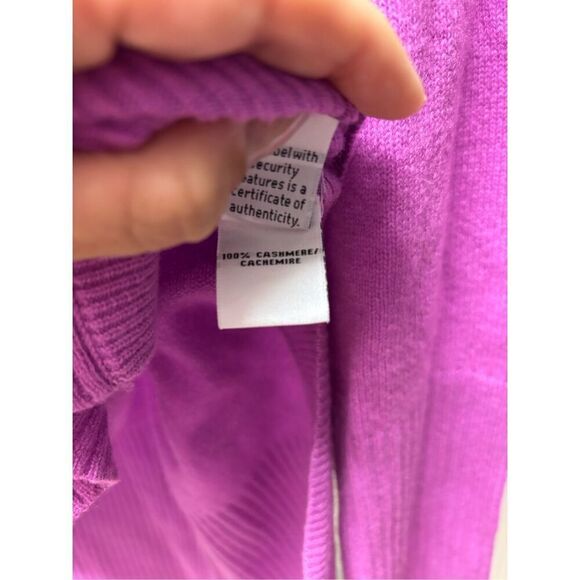 DVF Diane Von Furstenberg 100% cashmere cowl neck sweater - Picture 9 of 10